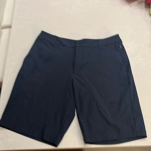 Lulu Lemon Navy Commission shorts.  34 inch waist